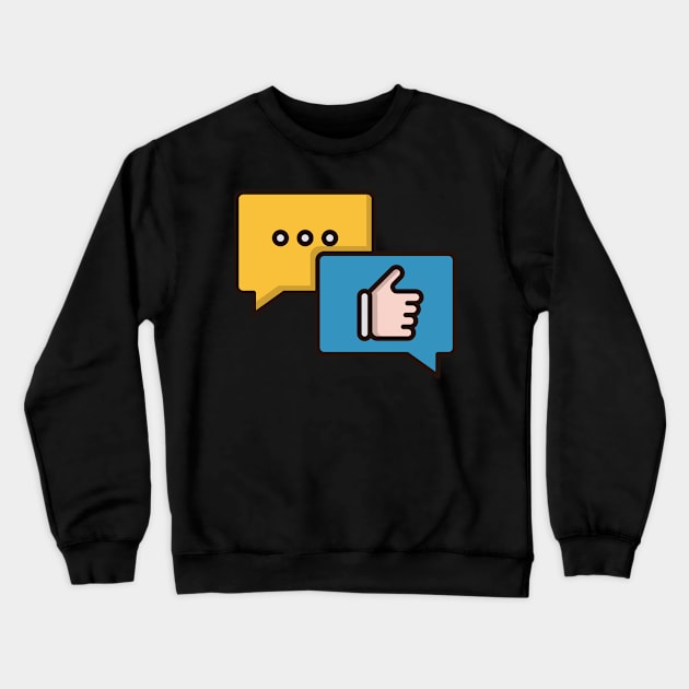 Like Vote Crewneck Sweatshirt by Socity Shop